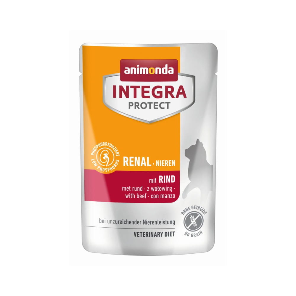 Animonda Integra Protect Renal z Wołowiną dla Kotów z Niewydolnością Nerek 85g